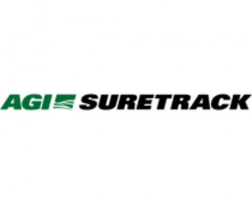 AGI SureTrack logo - Green AGI text with black Suretrack text
